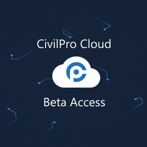 CivilPro Cloud Beta access available